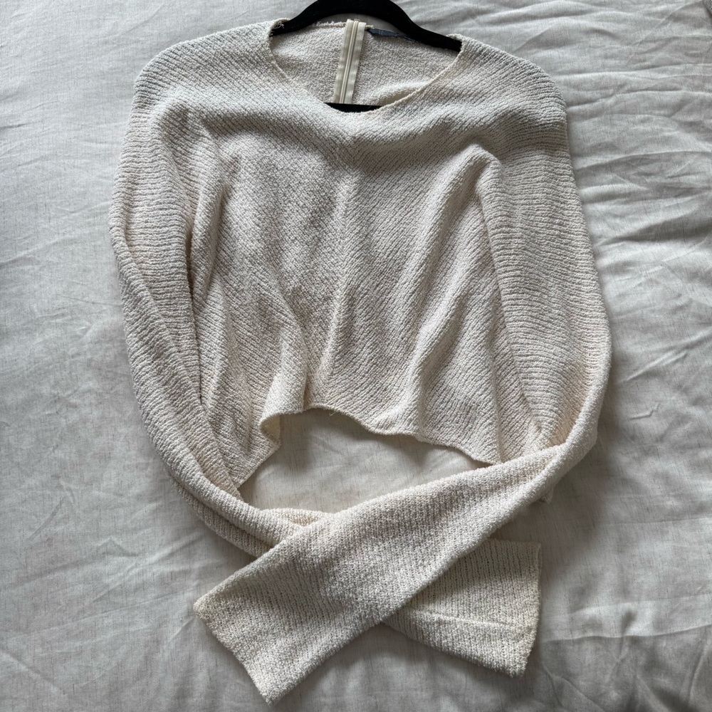 Zara cropped sweater